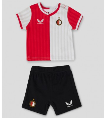 Feyenoord Primera Equipación Niños 2023-24 Manga Corta (+ Pantalones cortos)